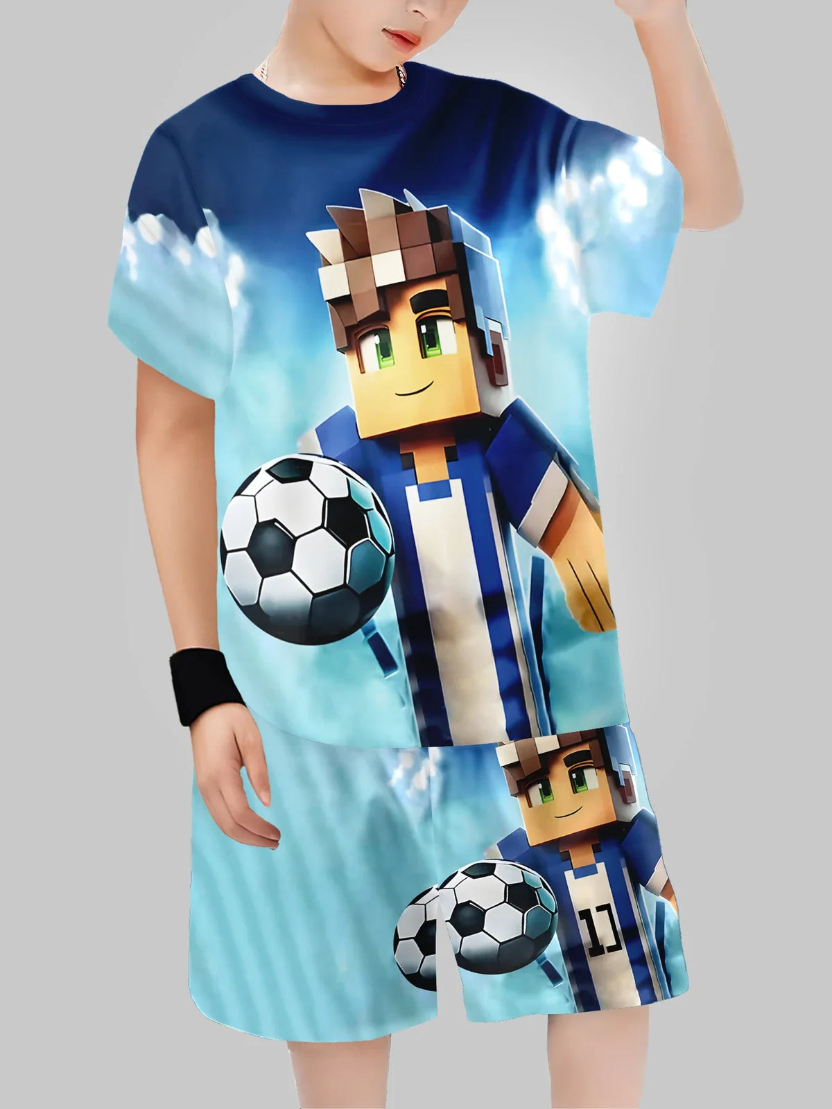 Boys' Block Character Print Short Sleeve T-Shirt