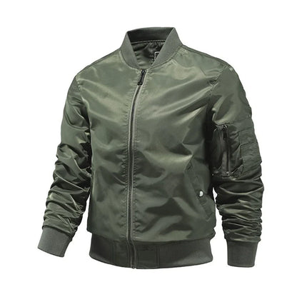 Versatile Men's Bomber Jacket  Perfect for Spring  Autumn
