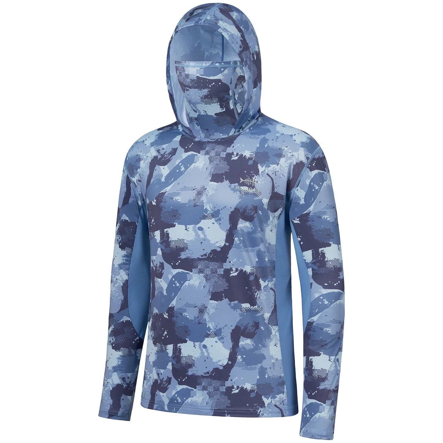 Camo Hoodie Shirt with Face Mask