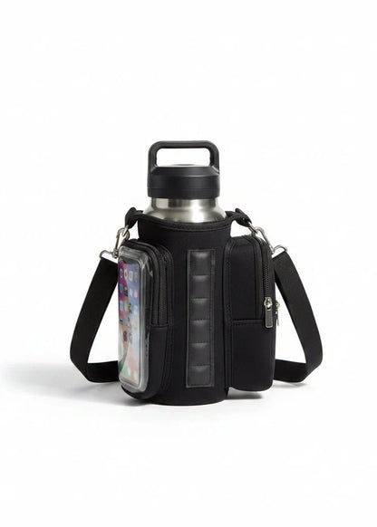Magnetic Gym Water Bottle Holder for Phone & Keys