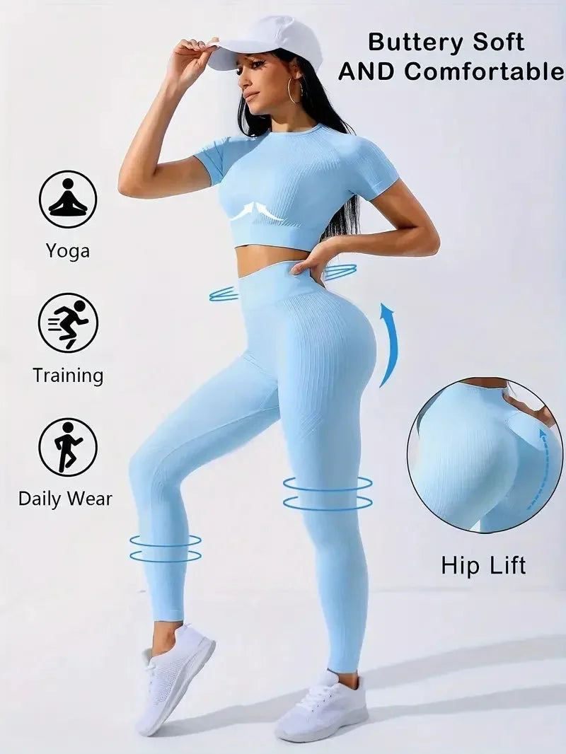 Women's 2-Piece Yoga, Gym & Workout Tracksuit