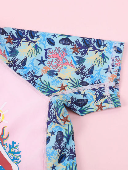 Children's UV Protective Long Sleeve Swimwear
