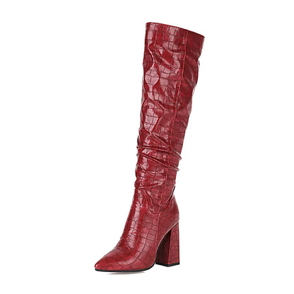 The Perfect Winter Boot: Knee High Cowboy Boots
