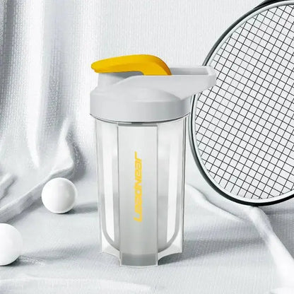 Portable Fitness Shaker Bottle with 500ml Capacity