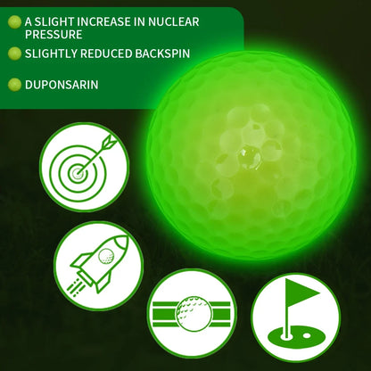Caiton Glow Golf Balls: Long-Lasting Luminous for Night
