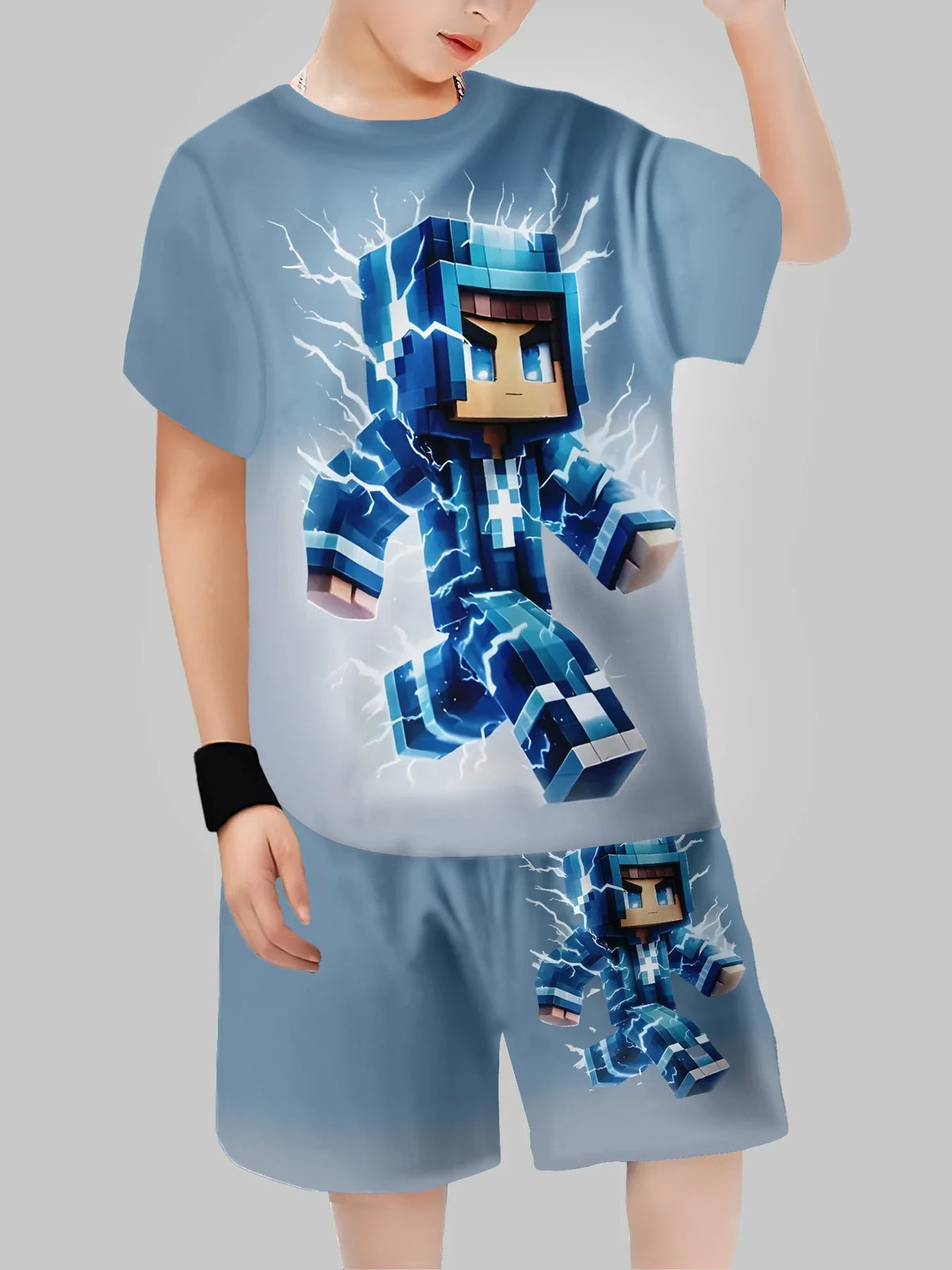 Boys' Block Character Print Short Sleeve T-Shirt
