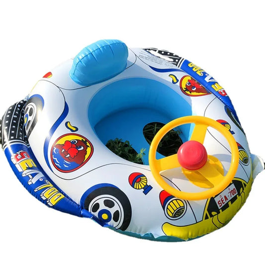 Cool and Comfortable Toddler Pool Float with Sun Protection
