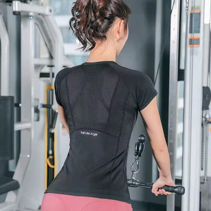 Women's Mesh Sports T Shirts for Active Living