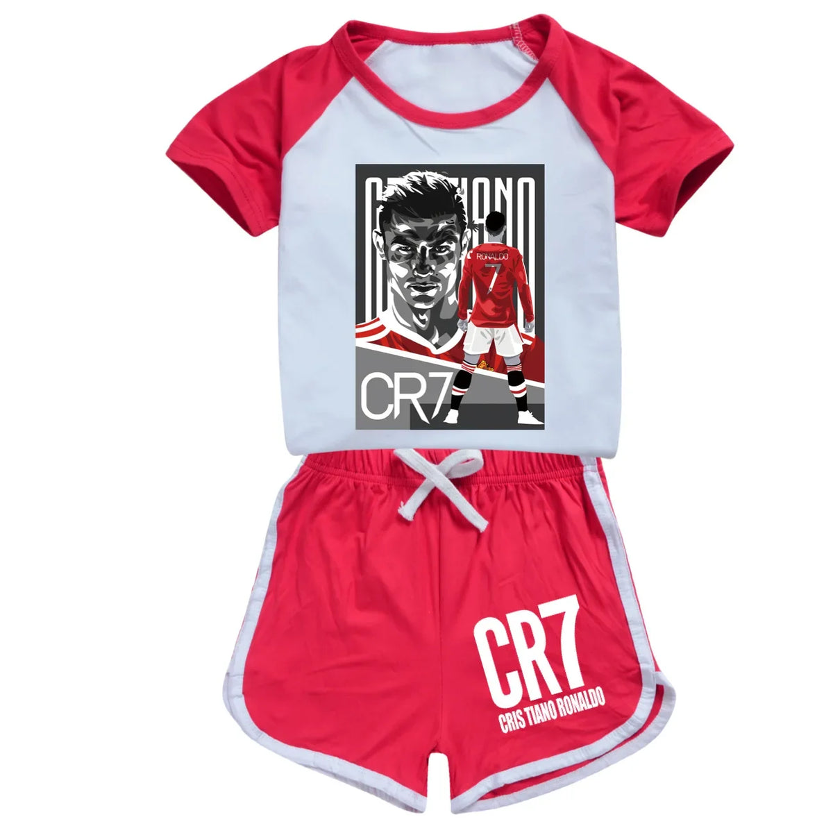 Kids CR7 Sports Suit Boys & Girls Boutique Summer Set