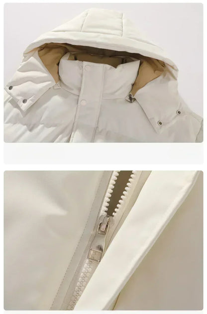 Versatile Winter Wear  Detachable Hood Jacket
