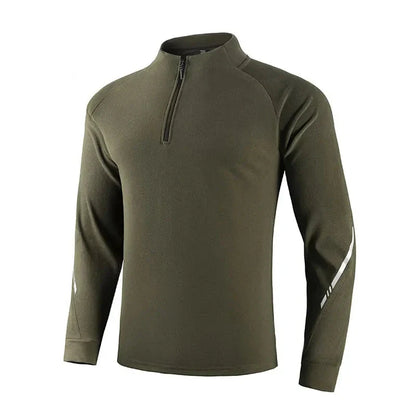 Men's Gym Workout Tee with Reflective Stripes
