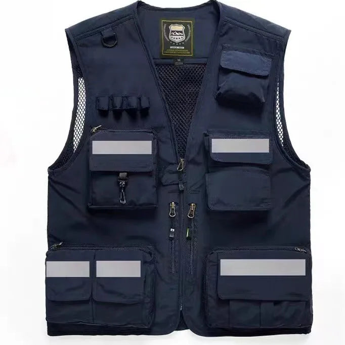 Men's Multi Pocket Photography Vest