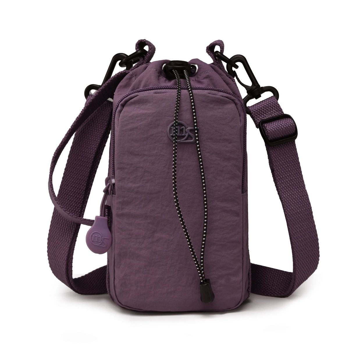 Portable Water Bottle Carrier with Phone Pocket & Strap