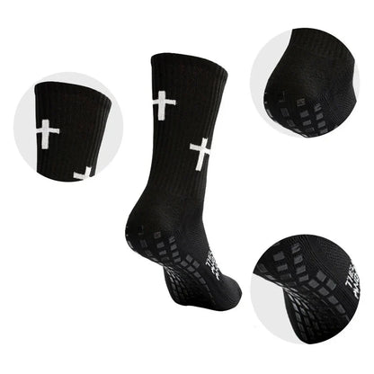 Anti-Slip Athletic Performance Socks for Soccer, Basketball & Tennis