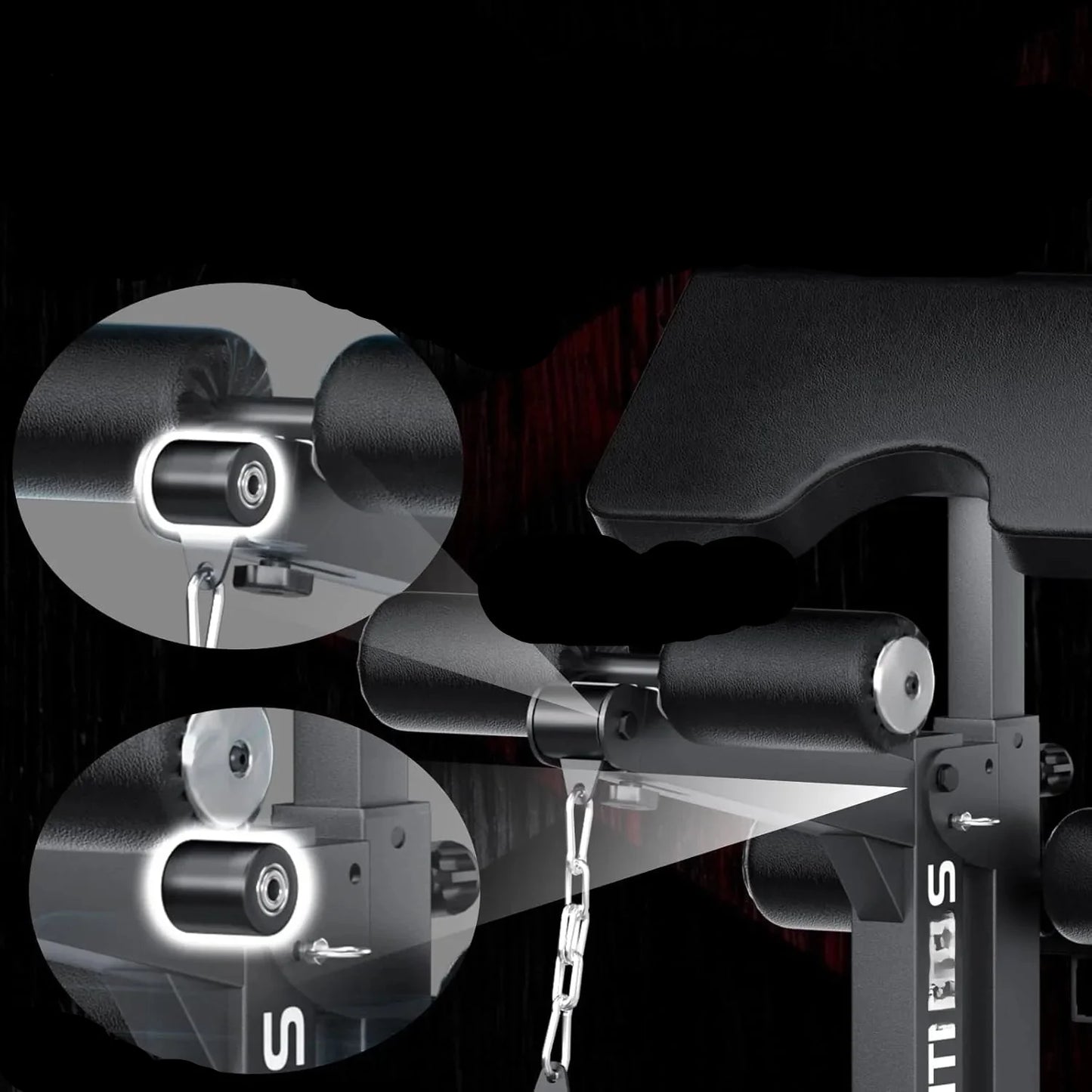 Adjustable Weight Bench with Leg Extension & Sit-Ups