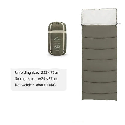 2-in-1 Cotton Sleeping Bag Versatile for All Seasons