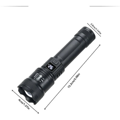 Powerful Rechargeable LED Flashlight