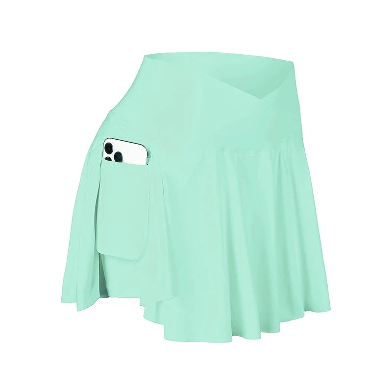 Women's 2 in 1 Tennis Skort with Pockets