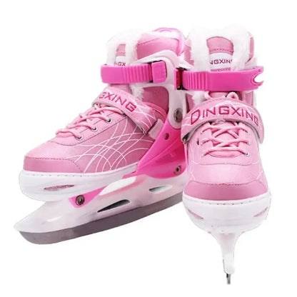 Stretchable Ice Skates for Kids Adults & Men Warm & Thickened