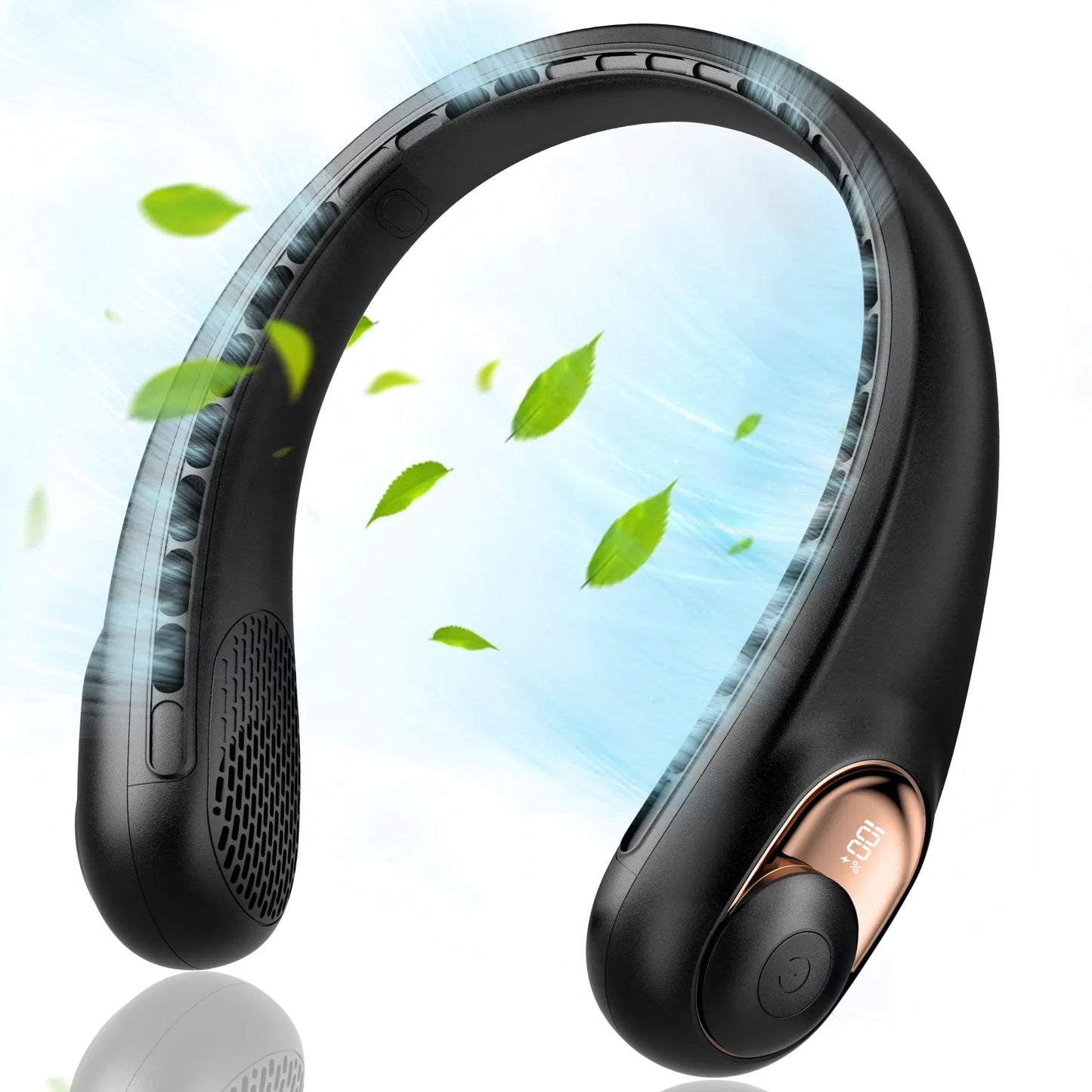 Foldable Neck Fan 3 Speeds Type C Charging