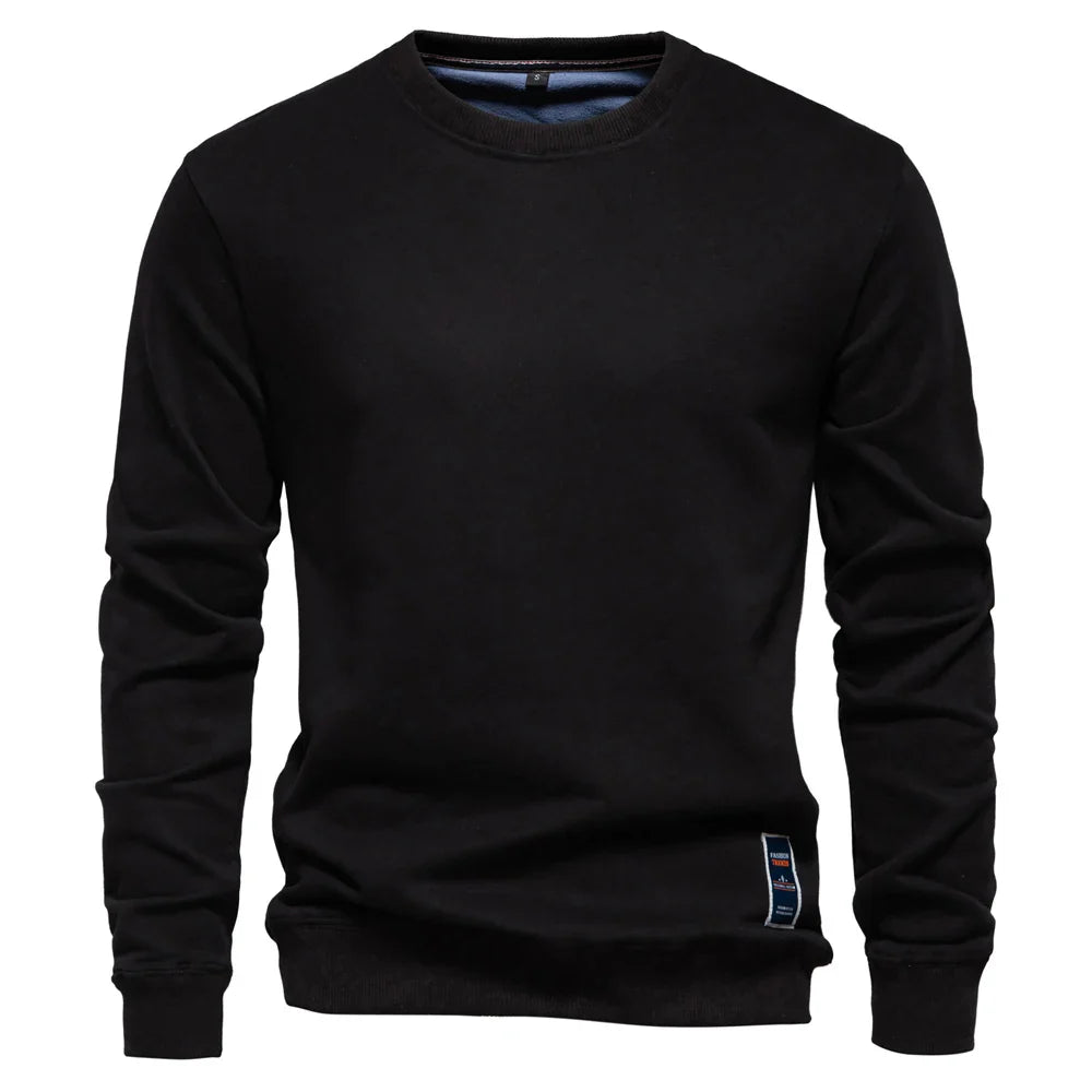 Men's Cotton Blend Crewneck Sweatshirt  Casual and Comfortable