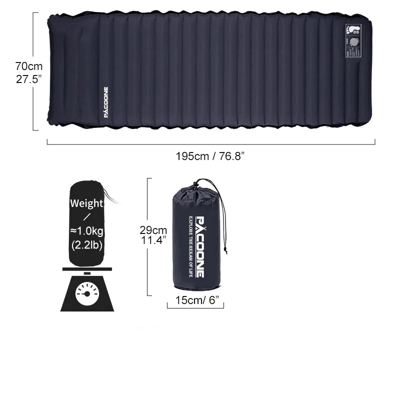 Comfortable Camping 4-Inch Self-Inflating Sleeping Pad