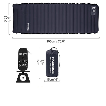 Comfortable Camping 4-Inch Self-Inflating Sleeping Pad
