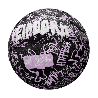 Outdoor Durable Basketball with Pump and Net