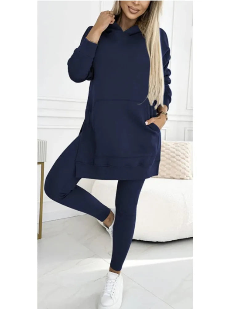 Perfect Winter Outfit  Hoodie and Leggings Set
