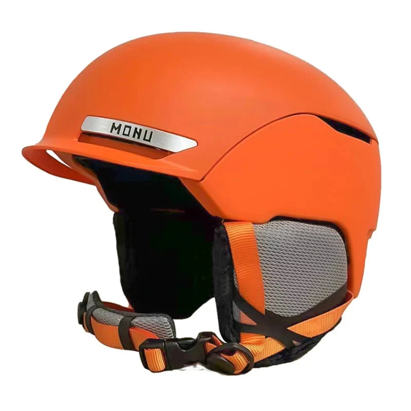 Lightweight Protection  One Piece Ski Helmet