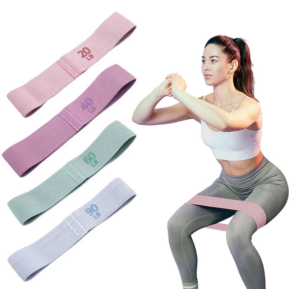 Anti-Slip Hip Resistance Bands Glute & Thigh Fitness Strips