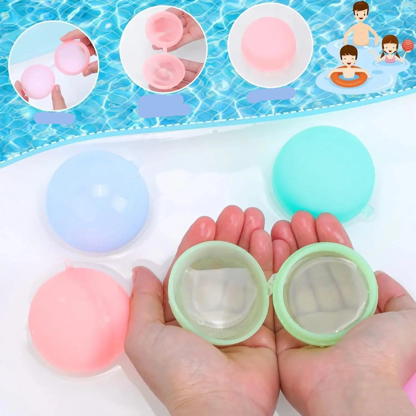 Reusable Water Bombs Soft Silicone