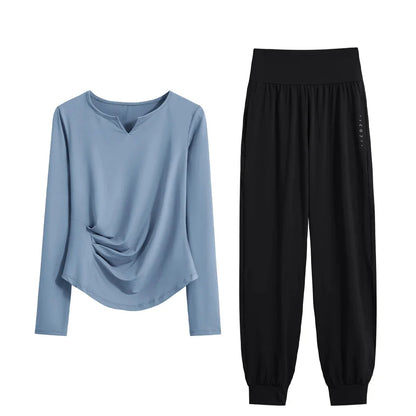 Women’s 2-Piece Autumn Yoga & Quick-Dry Running Sportswear Set