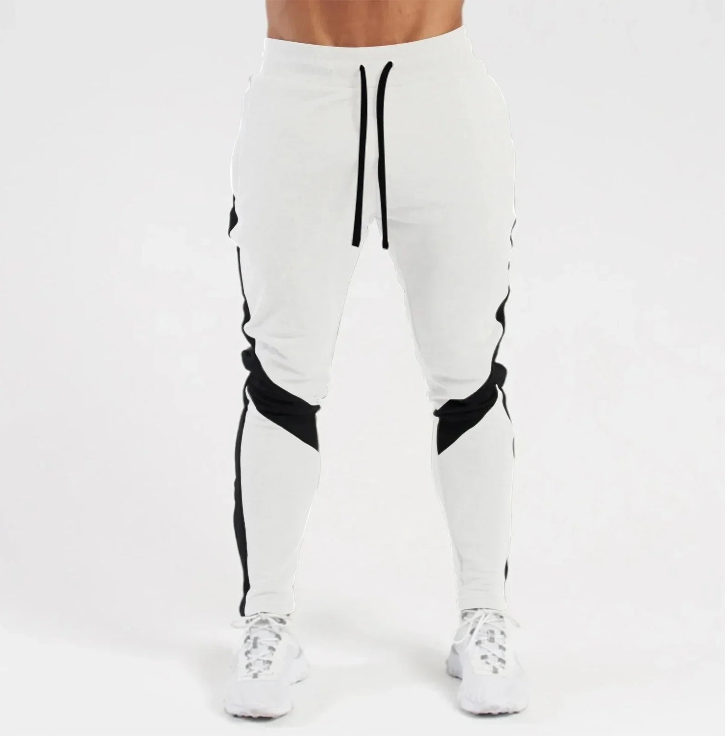 Men's Micro Elastic Joggers with Spliced Cuffs