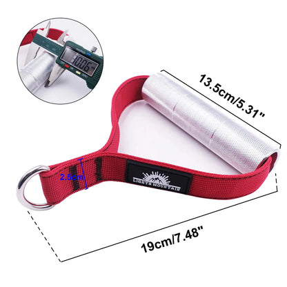 Home Workout Essentials: Dual-Webbing Resistance Band Handles