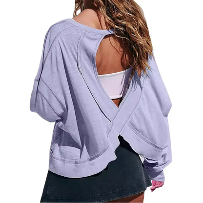 Women's Loose  Long Sleeve T Shirt  Casual  Comfortable Blouse