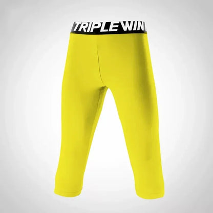Kids Boy Girl Capri Running Tights Pants
