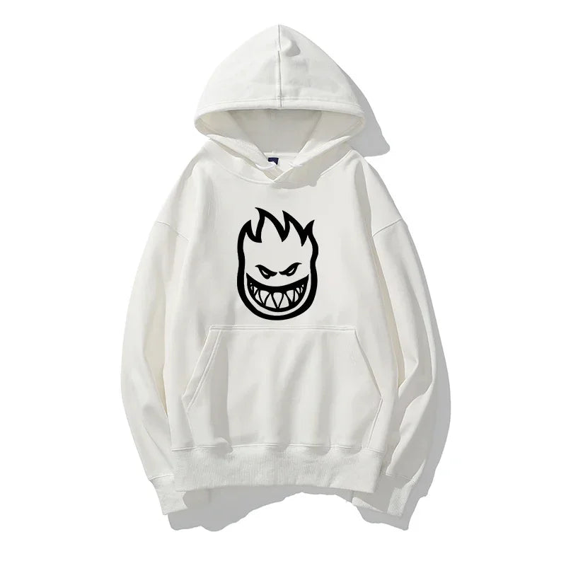 Unisex Printed Letter Hoodies for Outdoor Adventures