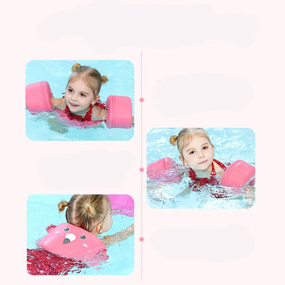 Safe and Secure Non-Inflatable Swim Arm Rings for Toddlers