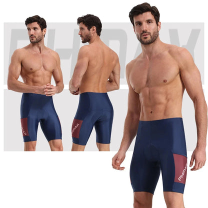 Men’s 3D Gel Padded Road Bike Shorts with Pockets