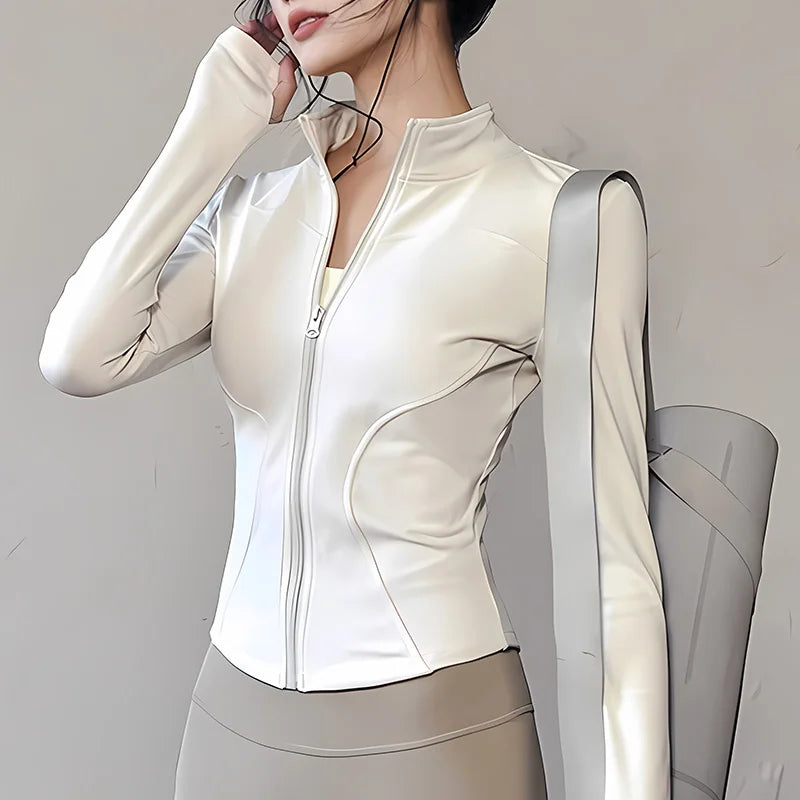 Women’s Fall Pilates Jacket Quick-Dry Gym & Running Gear