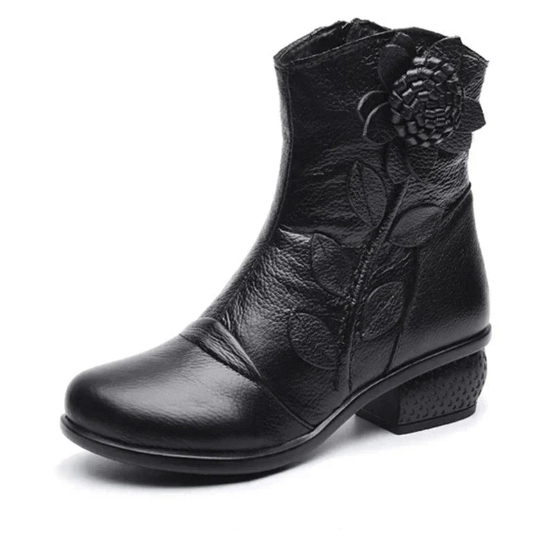 Timeless Style Handmade Leather Ankle Boots