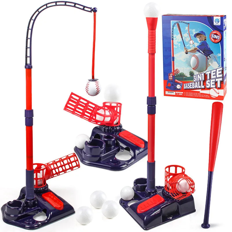 Kids  3 in 1 T Ball Set  Perfect Gift for Indoor & Outdoor Play