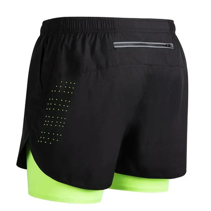 Reflective Men's 2-in-1 Running & Training Shorts