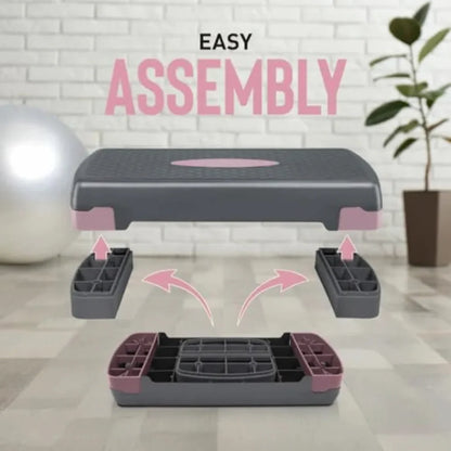 Aerobic Stepper Set with Weights & Workout Gear