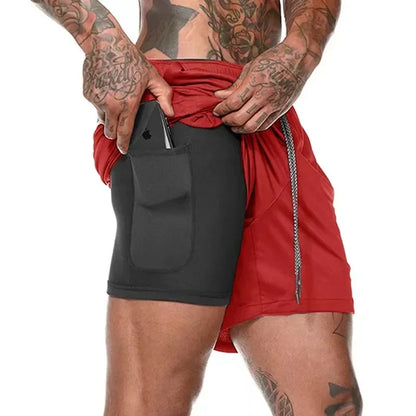 Men's Quick-Dry Running & Gym Shorts Workout Gear