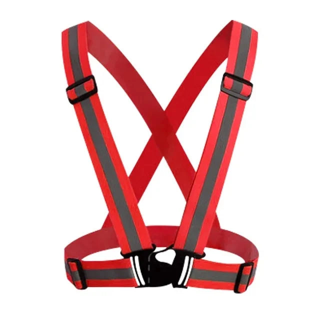 Durable Reflective Safety Vest for Nighttime Activities