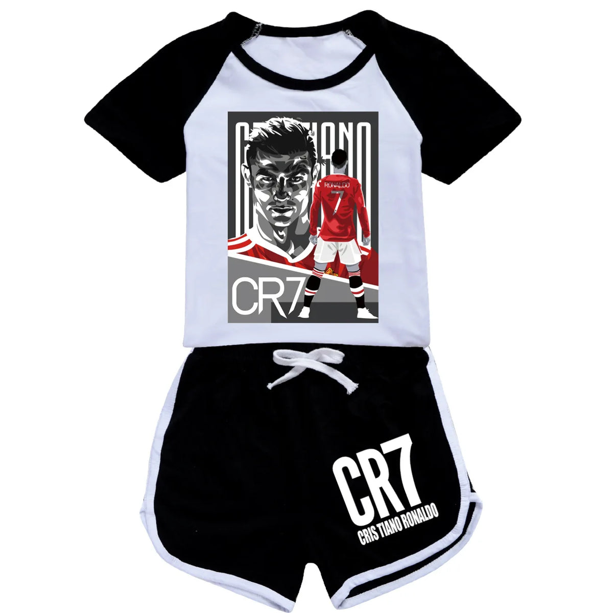 Kids CR7 Sports Suit Boys & Girls Boutique Summer Set