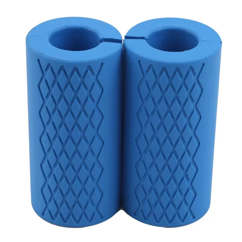 Thick Bar Grips for Dumbbells & Barbells Non-Slip Silicon