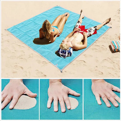 Beach Blanket (200x200cm) - Waterproof & Lightweight for Travel"
